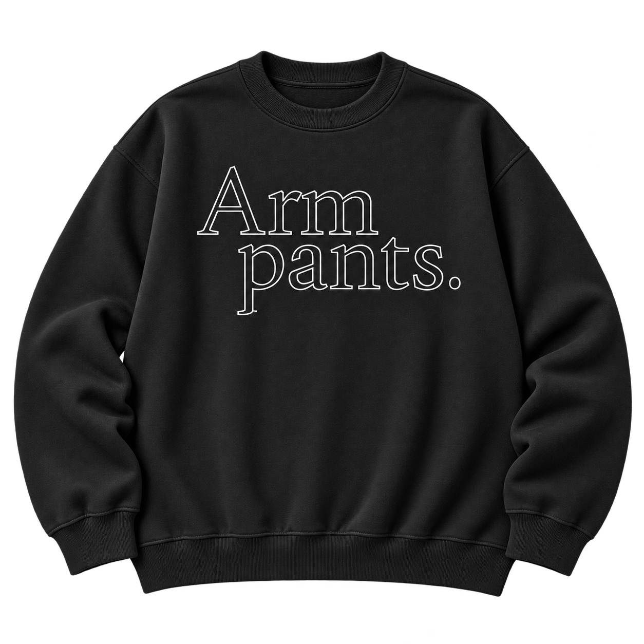 Black midweight Armpants sweatshirt